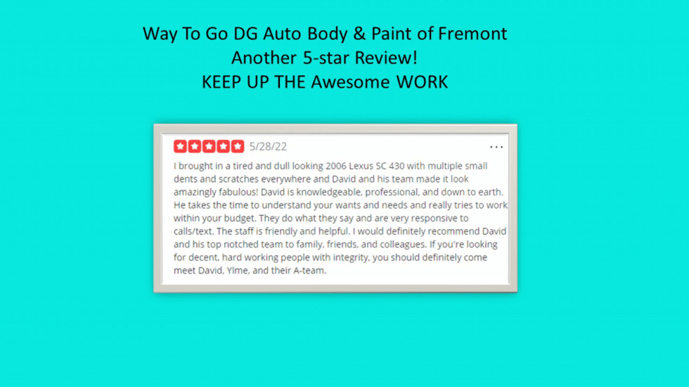 Auto Body Shop Fremont DG Auto Body & Paint